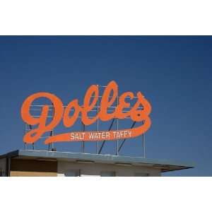  Americana Poster   Dolles Salt Water Taffy sign Rehoboth 