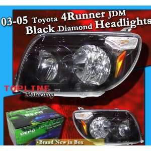  Toyota 4 Runner Headlights Black Diamond Headlights Amber 