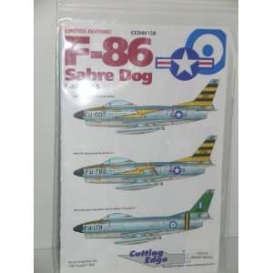  Cutting Edge Limited Edition F 86 Sabre Dog Decals Part 5 