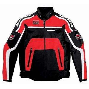  Spidi R Course Tex Jacket   Medium/Red Automotive