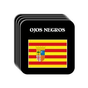  Aragon   OJOS NEGROS Set of 4 Mini Mousepad Coasters 