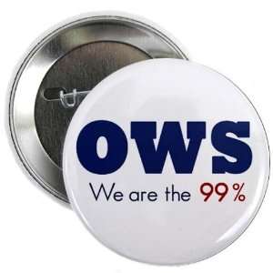  OWS Occupy Wall Street Protest WE ARE THE 99% on 2.25 inch 