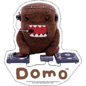  Domo kun Dj Die Cut Vinyl Sticker: Toys & Games