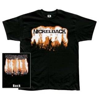 Nickelback   Flame Photo 09 Tour T Shirt by Nickelback