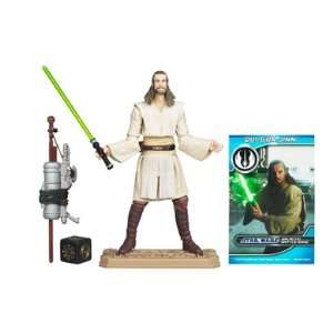  Star Wars Movie Heroes   Qui Gon Jinn Toys & Games