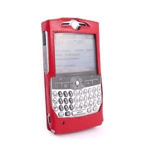  Sena Cases 2403061 Red Leather Motorola Q Case With Clip 