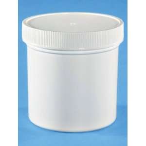  6 oz. White Wide Mouth Jars: Home Improvement