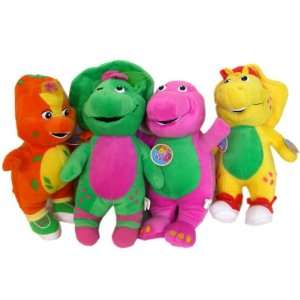  Barney and Friends 4 pcs Large Plush set: Toys & Games
