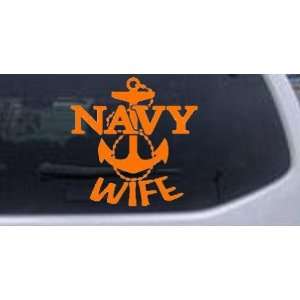   Navy Wife Military Car Window Wall Laptop Decal Sticker: Automotive