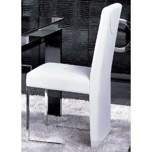  VG 0099 Modern White Chair: Home & Kitchen
