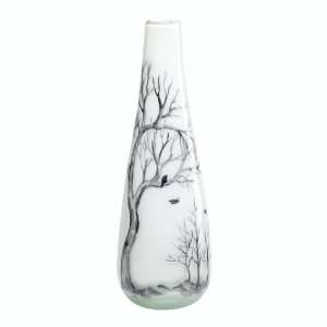  Cyan Design 02907 White and Smoked 12.25 Small Winter Elm 