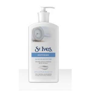 St.Ives 24 Hour Moisture Advanced Therapy Lotion, For Dry Skin, 18 Fl 