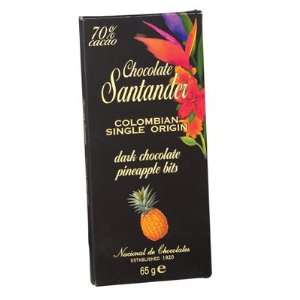SANTANDER: 70% Cocoa Pineapple Bar: 10 Count:  Grocery 
