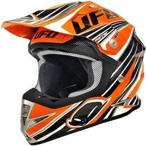  UFO Warrior H1 Helmet   Large/Orange/Black Automotive