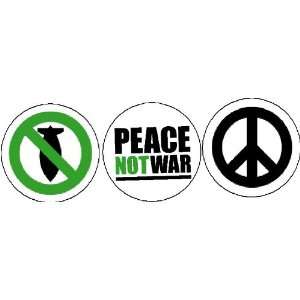   ANTI WAR 1.25 MAGNETS Peace Signs Symbol No Not War: Everything Else