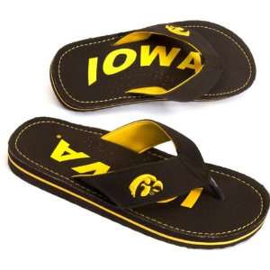  Iowa Hawkeyes Canvas Flip Flops: Sports & Outdoors