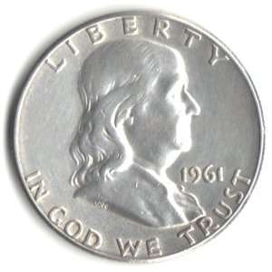    Silver 1961 U.S. Franklin Half Dollar Coin: Everything Else