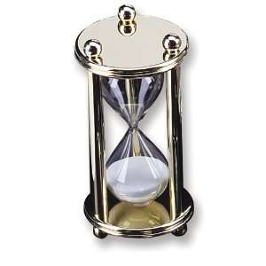  Gold plated 5 Minute Sand Timer