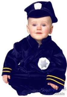  Newborn Baby Police Cop Costume (0 6 Months): Clothing