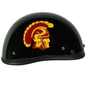 Fanrider USC Trojans Half Shell Motorcycle Helmet   Limited Edition 
