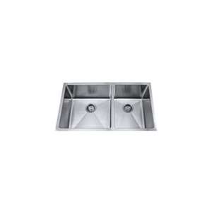  Kraus 32.75x19x10 Undermount Stainless Steel Kitchen Sink 