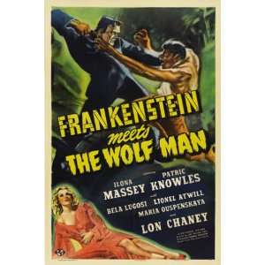 Frankenstein Meets the Wolfman Movie Poster 