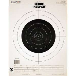   Bull 100 yard Small Bore Rifle Target (Pack of 12): Sports & Outdoors