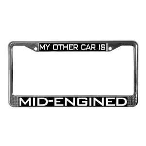  Mid Engined Delorean License Plate Frame by CafePress 