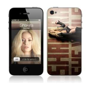   protector iPhone 4/4S Shakira   She Wolf: Cell Phones & Accessories