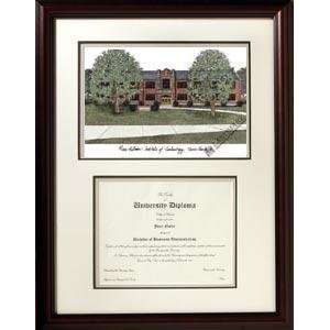 Rose Hulman Institute of Technology Graduate Framed Lithograph w 