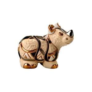  Rinconada White Rhino Baby, Family Collection Figurine 