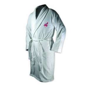  Cleveland Indians White Heavy Weight Bath Robe: Home 