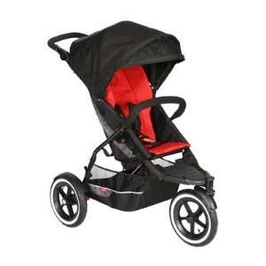  Phil & Teds EX V1 11 Explorer Buggy Stroller in Red Baby