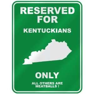   FOR  KENTUCKIAN ONLY  PARKING SIGN STATE KENTUCKY: Home Improvement