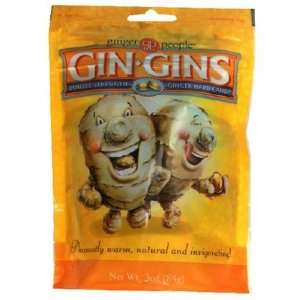 The Ginger People Gin Gins Hard Candy, 3 oz Bags, 24 ct (Quantity of 2 
