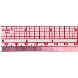  C Thru B55 6 10ths Metric Beveled Ruler