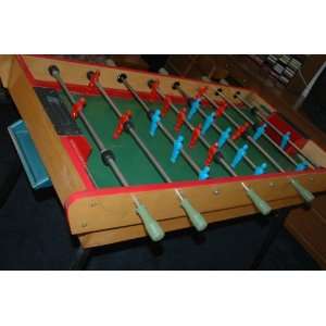  Vintage Foos Ball Table with Die Cast Aluminum Players 