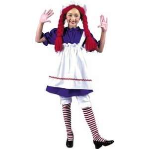   : Childs Rag Doll Girls Costume (Size:X large 12 14): Toys & Games