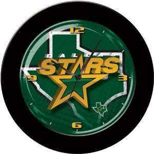    Dallas Stars NHL 3D Team Logo 12 Wall Clock: Sports & Outdoors