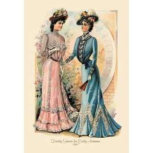   : Vintage Art Dainty Gowns for Early Summer   13421 6: Home & Kitchen