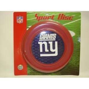  New York Giants Sport Disc NFL Frisbee Dog Toy: Pet 