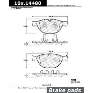  Centric Parts OE Formula Brake Pads 100.14480 Automotive