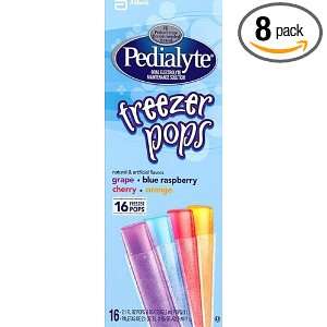 Pedialyte Freezer Pops Oral Electrolyte Maintenance Solution, Assorted 