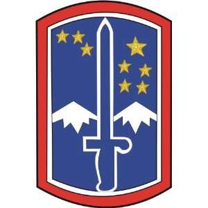  United States Army 172nd Infantry Brigade Patch Decal 