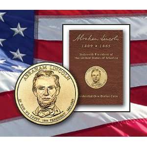  Abraham Lincoln on U.S. Golden Dollar 