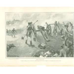  1898 Print Revolutionary War Battle of Monmouth 