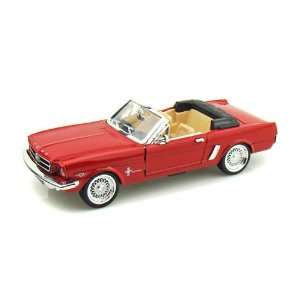  1965 Ford Mustang Convertible 1/24   Red: Toys & Games