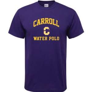   Fighting Saints Purple Water Polo Arch T Shirt