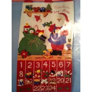   21 Felt Advent Calendar from 1990 (New in Package) 