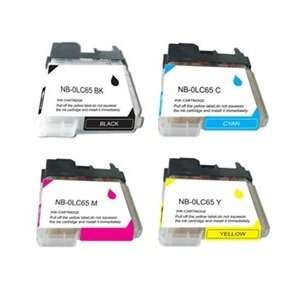 5PK (2B,1C,1M,1Y) LC65 LC 65 non OEM BROTHER ink Fits Brother All in 